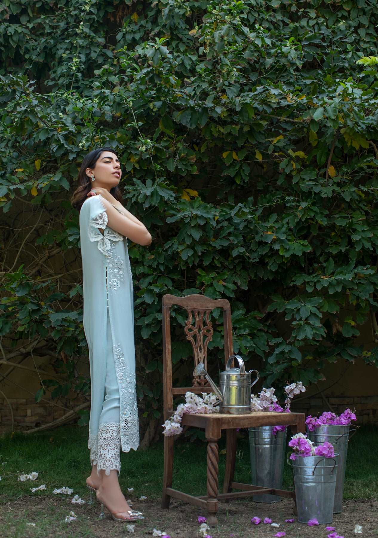 Layla Chatoor | Pret A Porter | LC-10 - Luxury Dress - available at Maria Faisal in UK and USA.