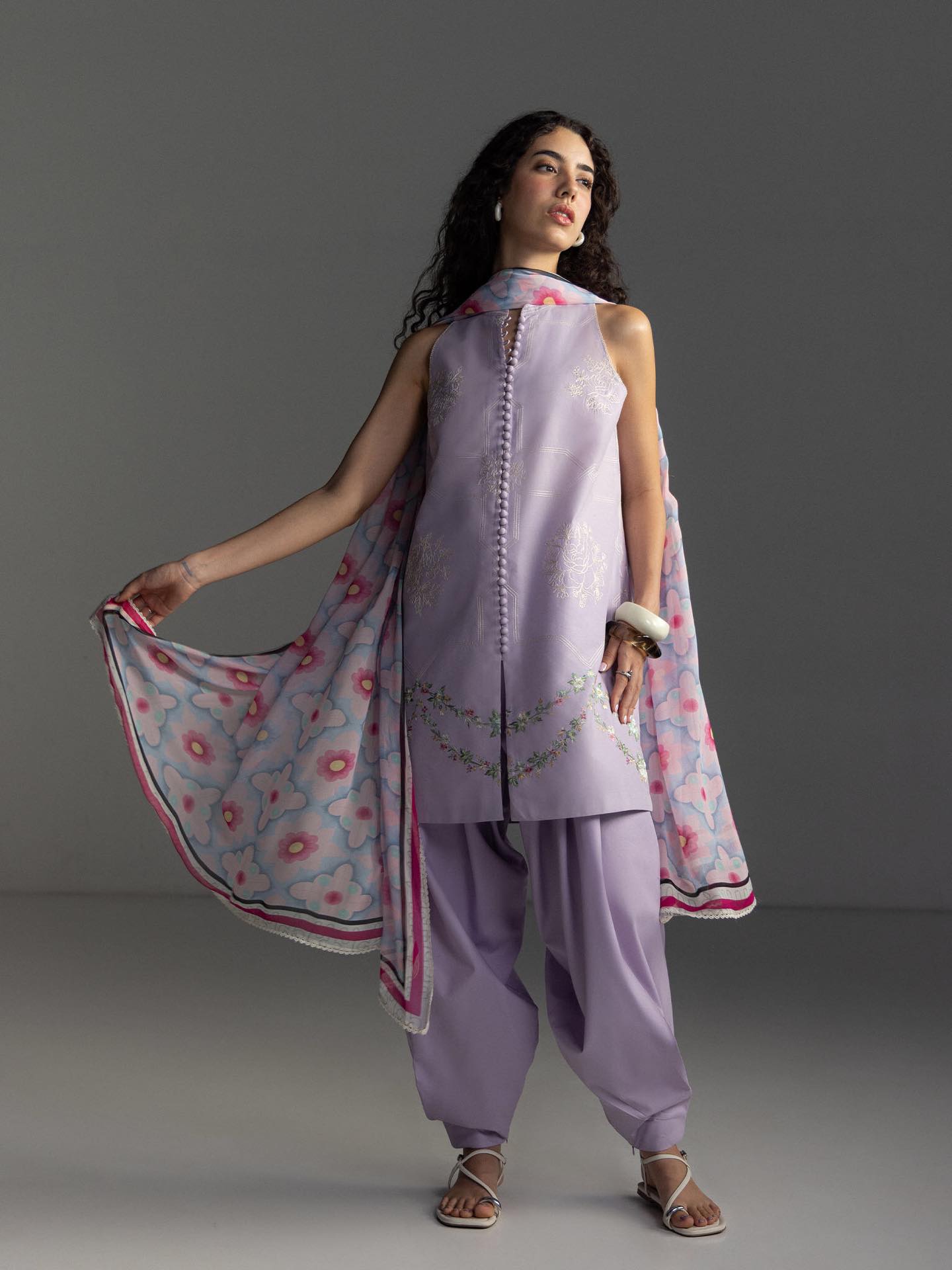 Zara Shahjahan | Coco Lawn 26 | Rivae-1A - Luxury Dress - available at Maria Faisal in UK and USA.