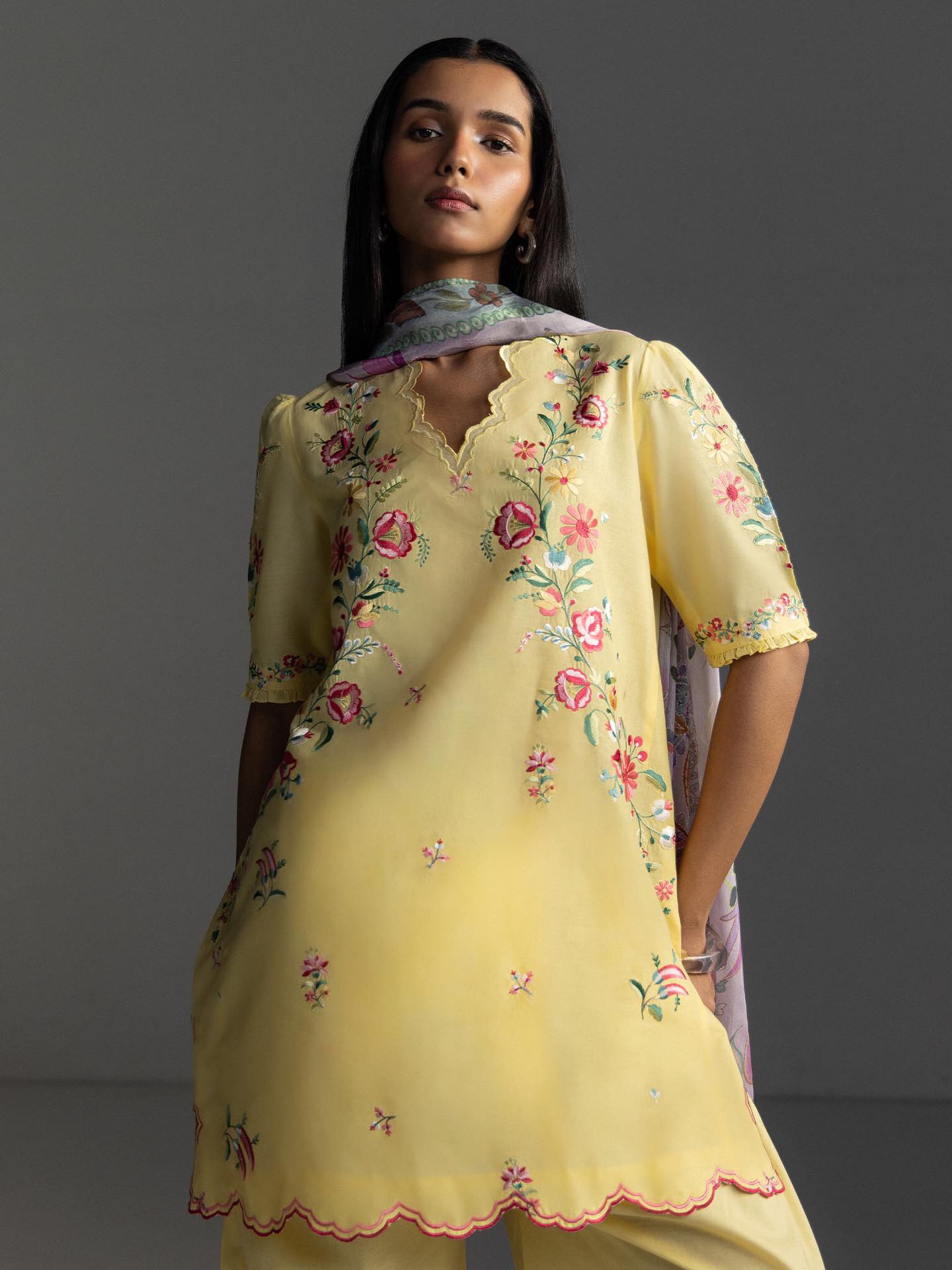Zara Shahjahan | Coco Lawn 26 | Seren-5B - Luxury Dress - available at Maria Faisal in UK and USA.