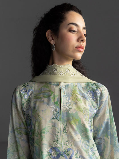 Zara Shahjahan | Coco Lawn 26 | Aira-6A - Luxury Dress - available at Maria Faisal in UK and USA.