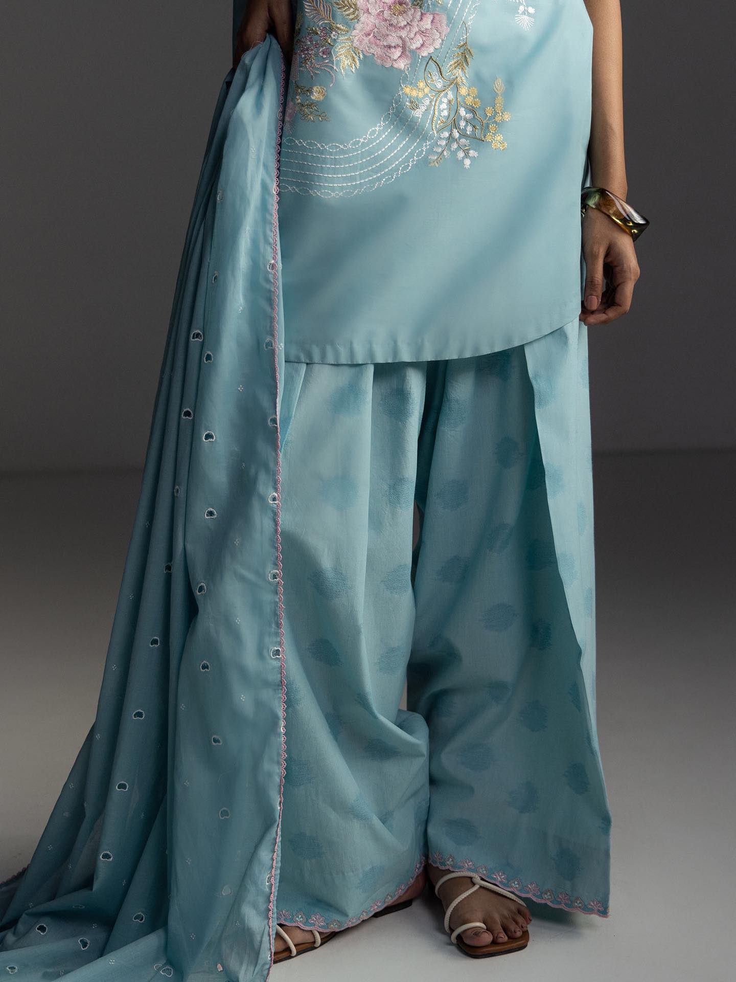 Zara Shahjahan | Coco Lawn 26 | Evia-9B - Luxury Dress - available at Maria Faisal in UK and USA.