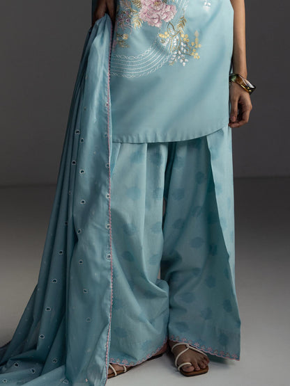 Zara Shahjahan | Coco Lawn 26 | Evia-9B - Luxury Dress - available at Maria Faisal in UK and USA.