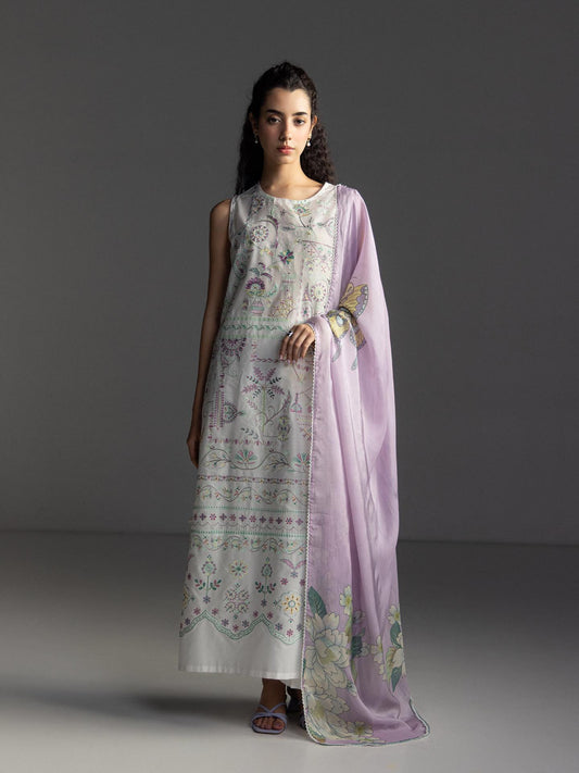 Zara Shahjahan | Coco Lawn 26 | Veya-7A - Luxury Dress - available at Maria Faisal in UK and USA.