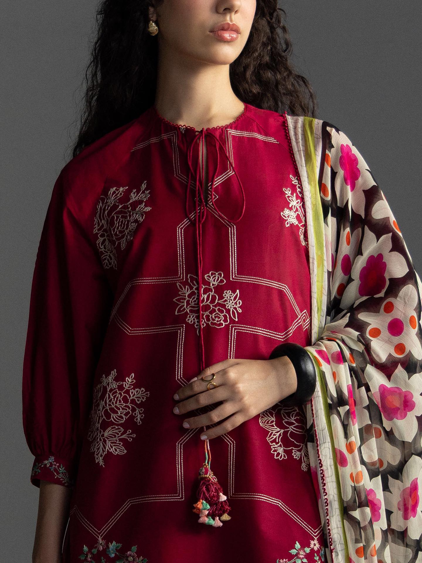 Zara Shahjahan | Coco Lawn 26 | Rivae-1B - Luxury Dress - available at Maria Faisal in UK and USA.