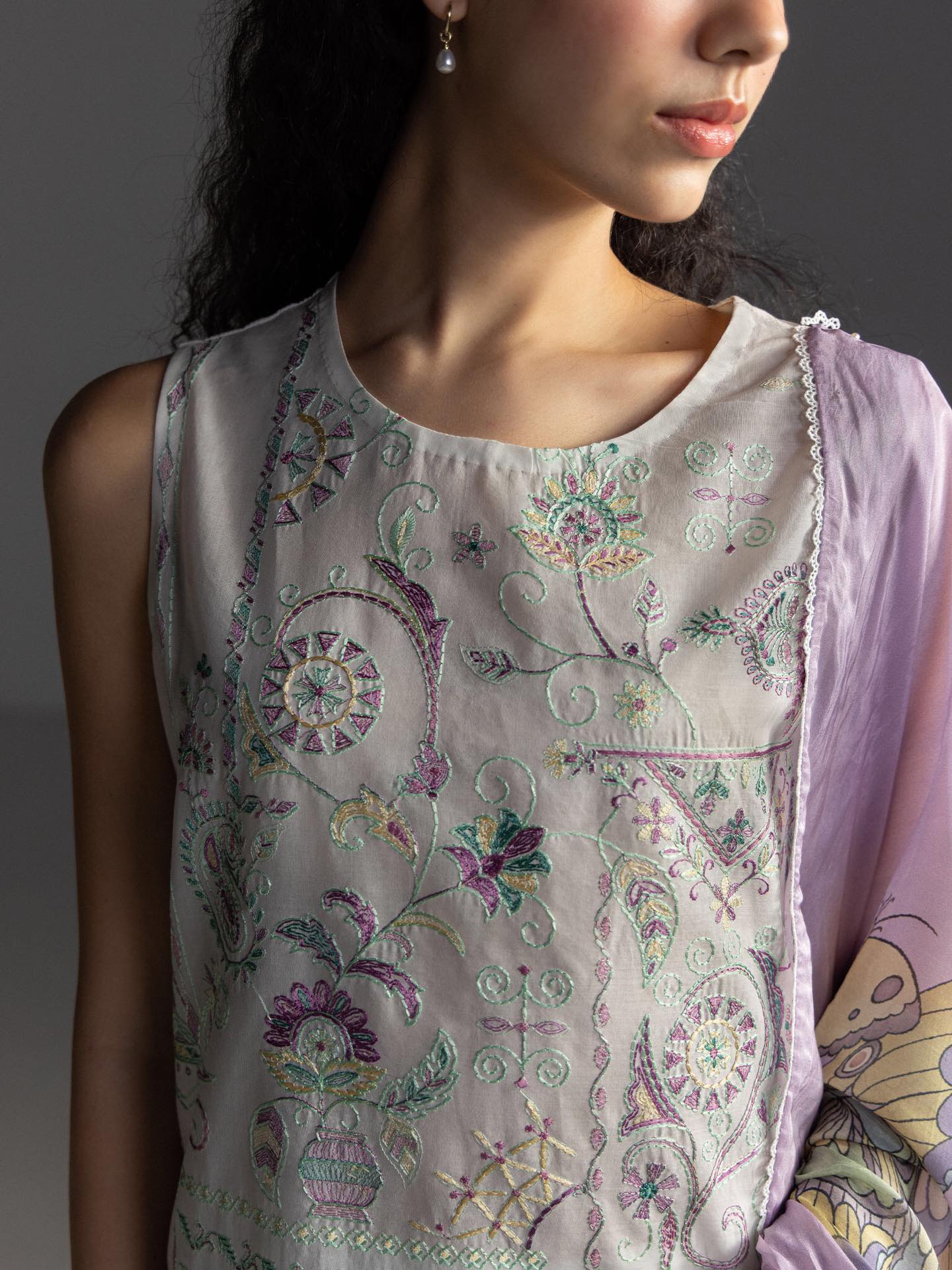 Zara Shahjahan | Coco Lawn 26 | Veya-7A - Luxury Dress - available at Maria Faisal in UK and USA.