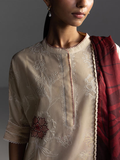 Zara Shahjahan | Coco Lawn 26 | Isla-4A - Luxury Dress - available at Maria Faisal in UK and USA.