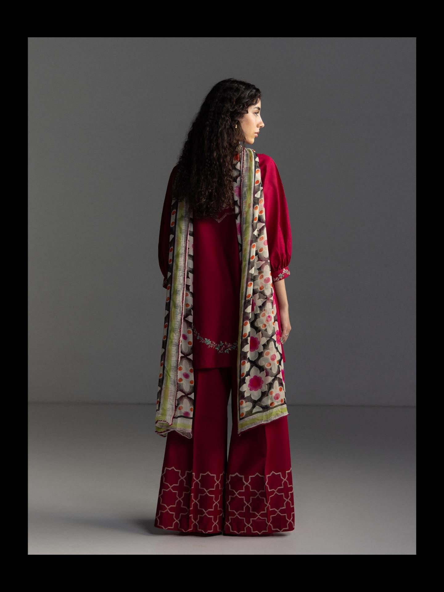 Zara Shahjahan | Coco Lawn 26 | Rivae-1B - Luxury Dress - available at Maria Faisal in UK and USA.