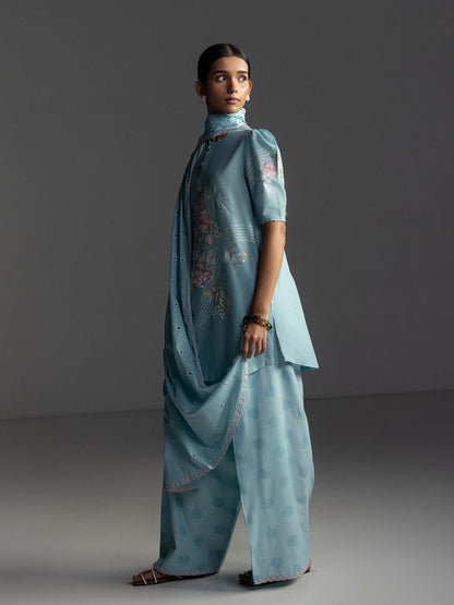 Zara Shahjahan | Coco Lawn 26 | Evia-9B - Luxury Dress - available at Maria Faisal in UK and USA.