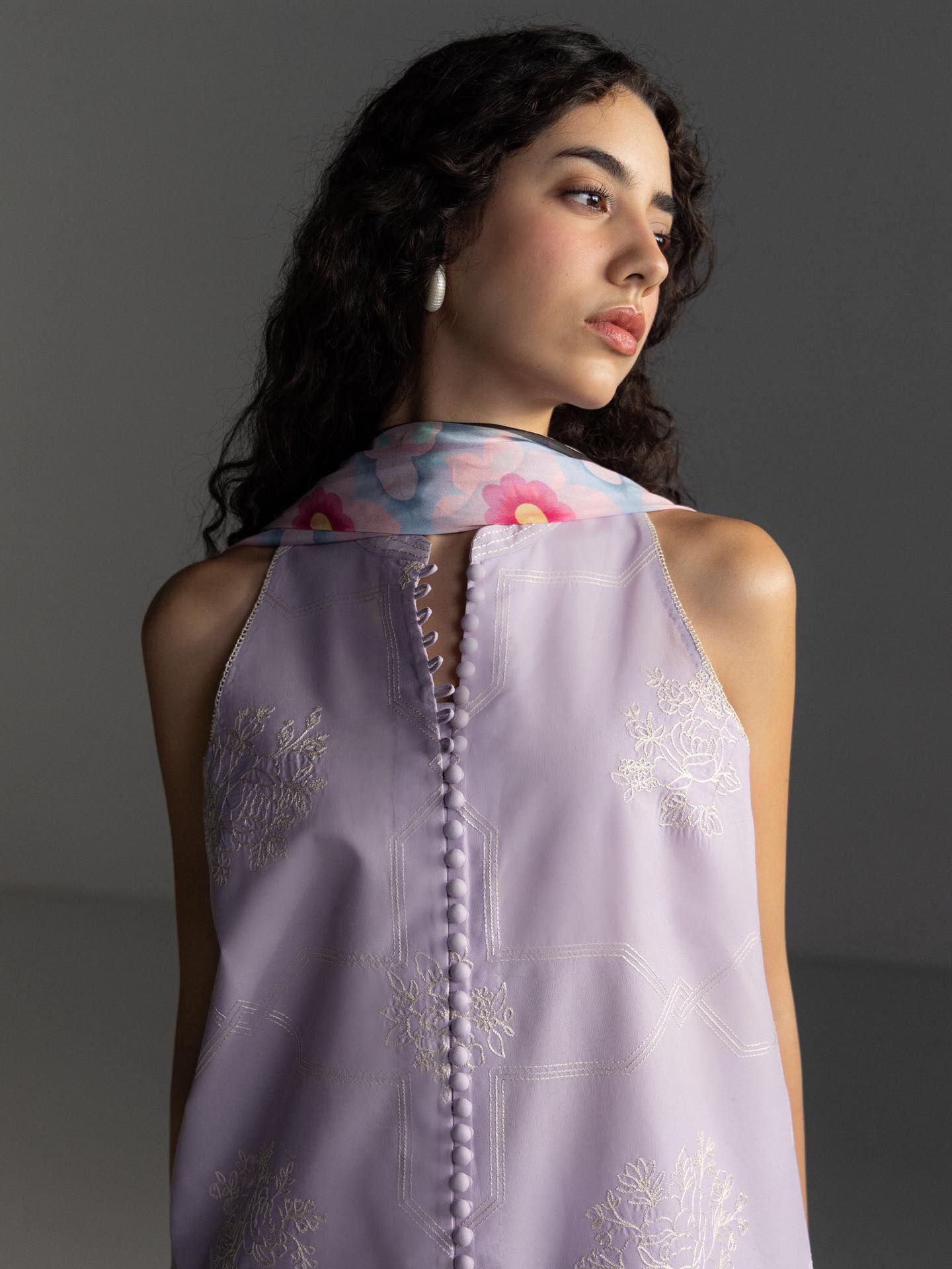 Zara Shahjahan | Coco Lawn 26 | Rivae-1A - Luxury Dress - available at Maria Faisal in UK and USA.