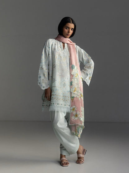 Zara Shahjahan | Coco Lawn 26 | Veya-7B - Luxury Dress - available at Maria Faisal in UK and USA.
