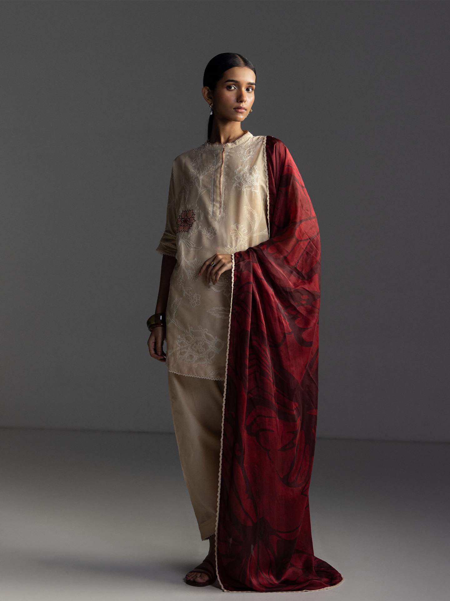 Zara Shahjahan | Coco Lawn 26 | Isla-4A - Luxury Dress - available at Maria Faisal in UK and USA.