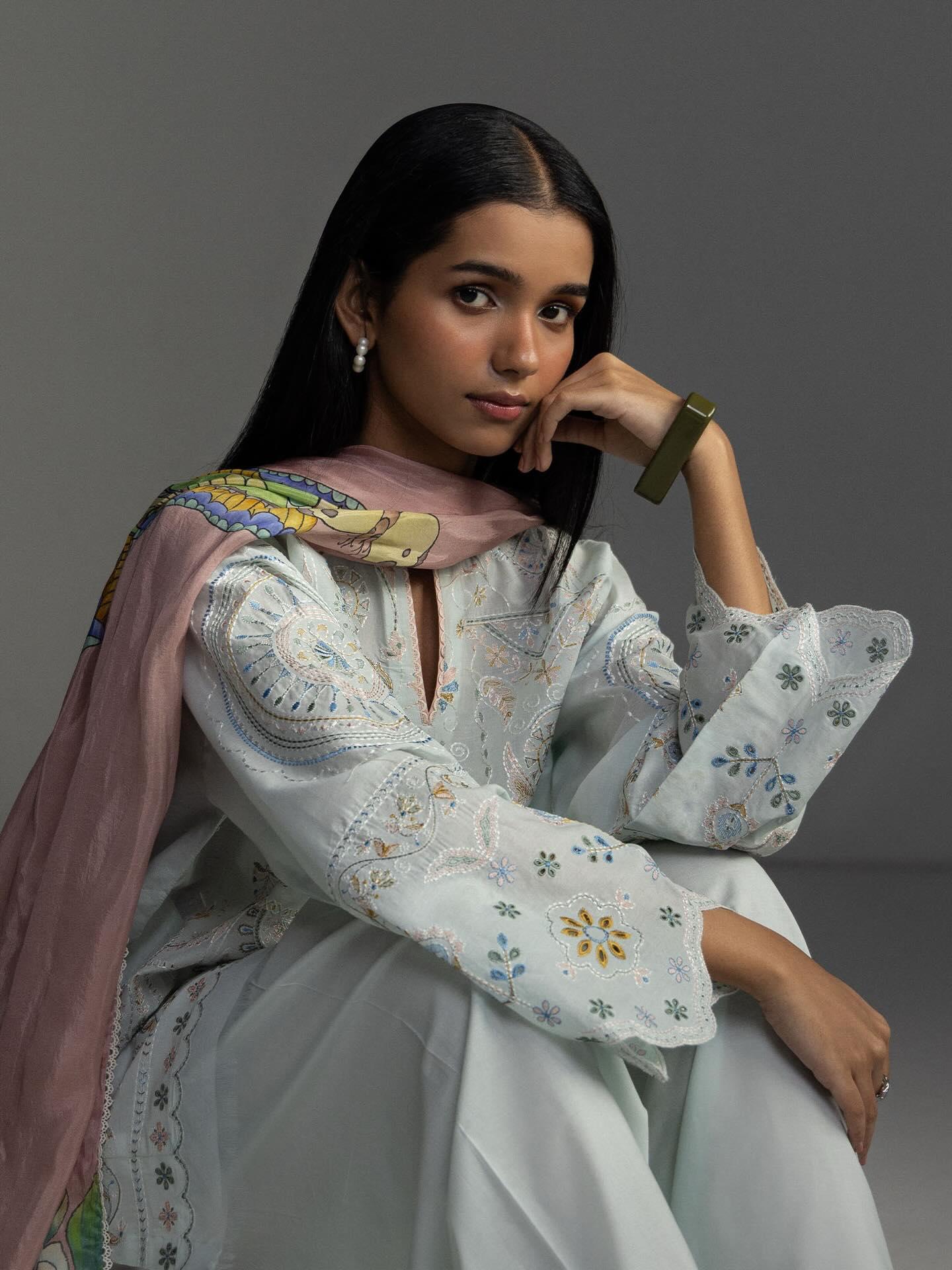 Zara Shahjahan | Coco Lawn 26 | Veya-7B - Luxury Dress - available at Maria Faisal in UK and USA.