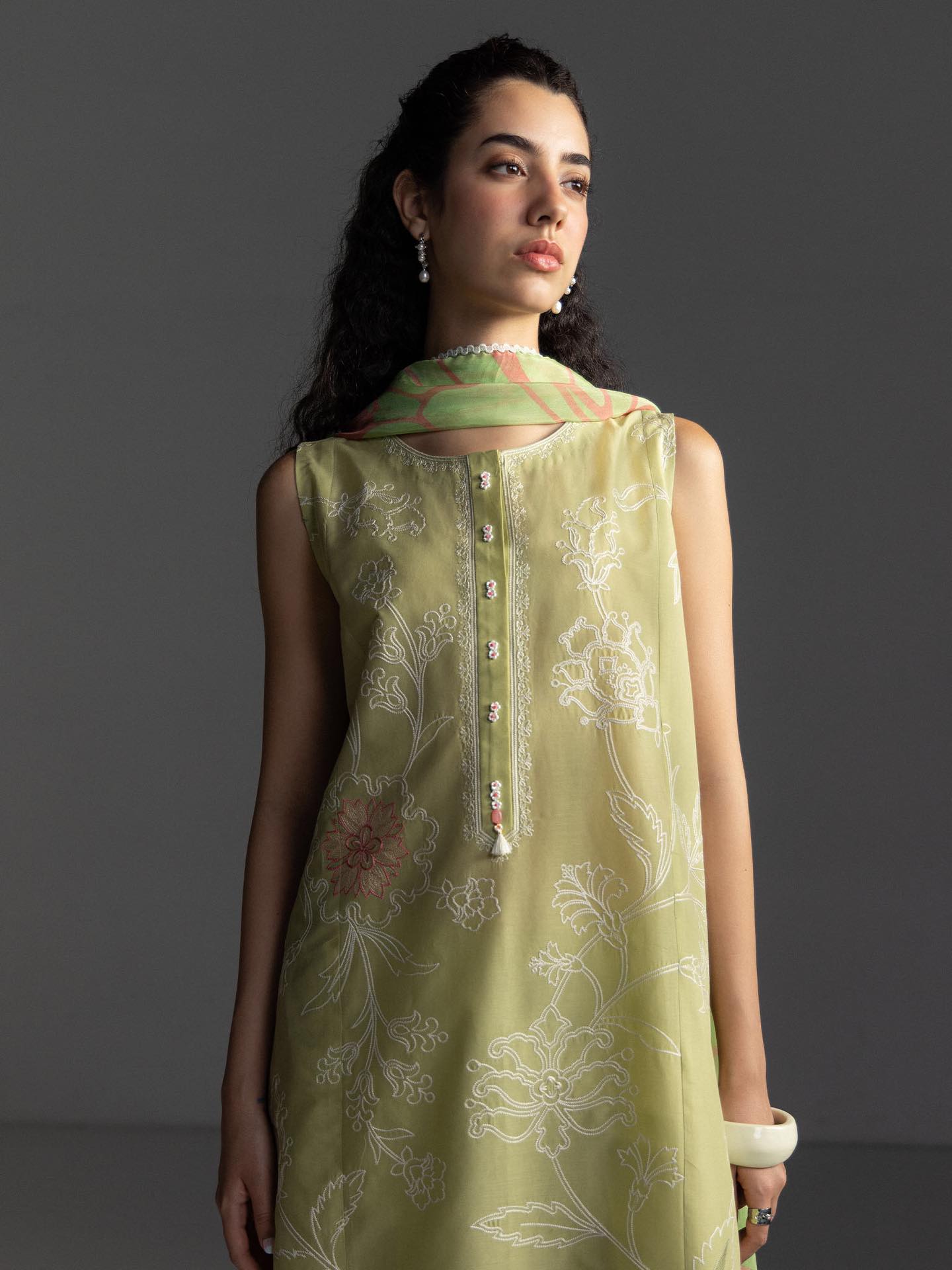 Zara Shahjahan | Coco Lawn 26 | Isla-4B - Luxury Dress - available at Maria Faisal in UK and USA.