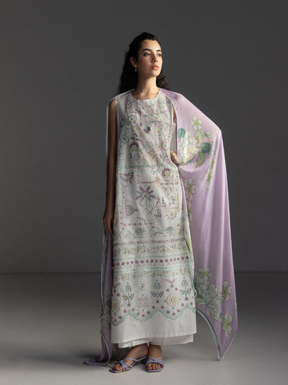 Zara Shahjahan | Coco Lawn 26 | Veya-7A - Luxury Dress - available at Maria Faisal in UK and USA.