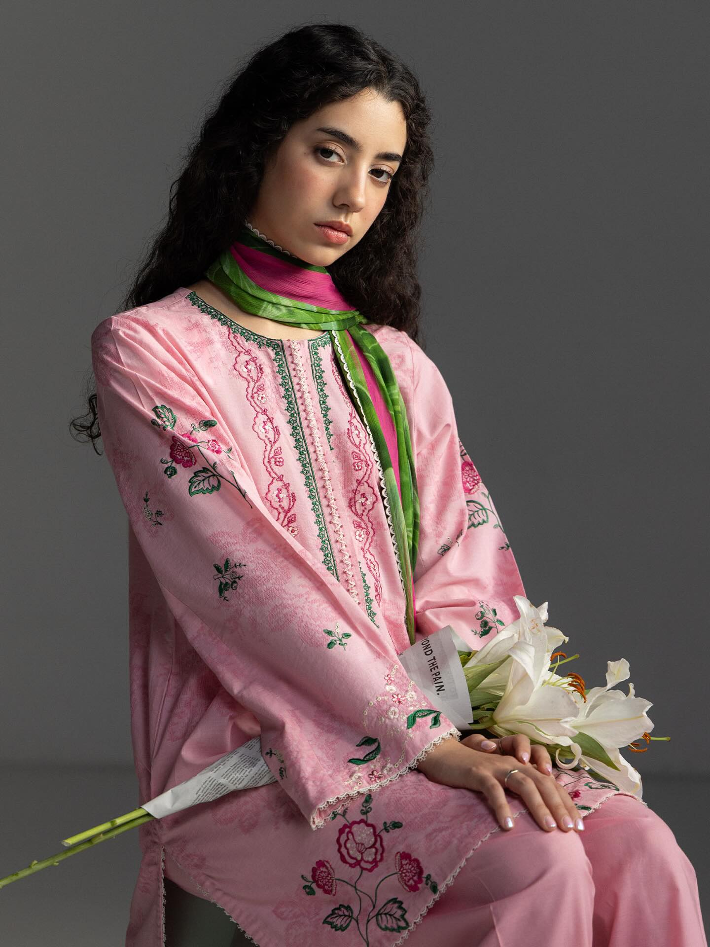 Zara Shahjahan | Coco Lawn 26 | Miro-2A - Luxury Dress - available at Maria Faisal in UK and USA.