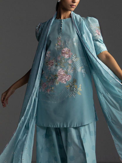 Zara Shahjahan | Coco Lawn 26 | Evia-9B - Luxury Dress - available at Maria Faisal in UK and USA.