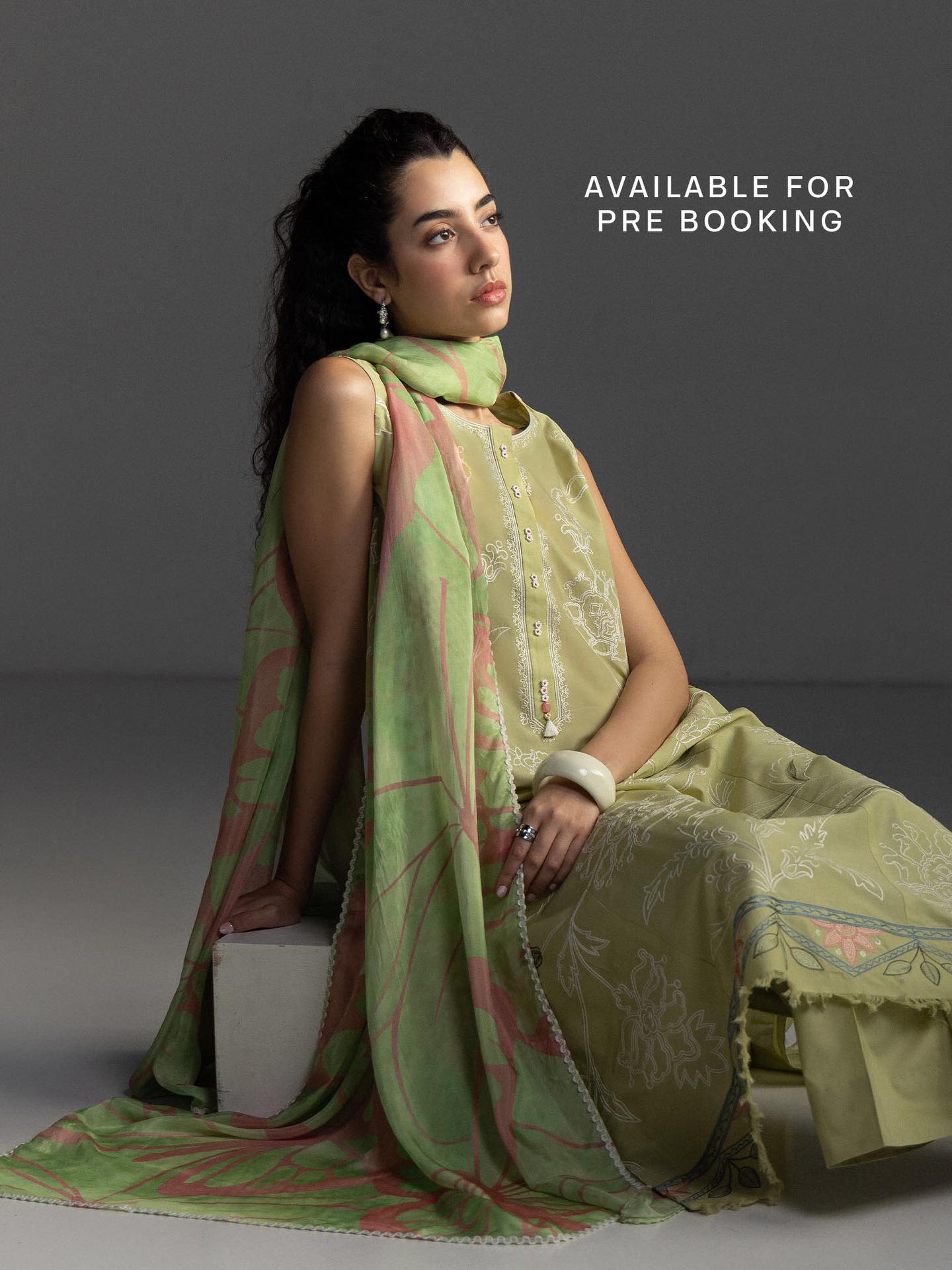 Zara Shahjahan | Coco Lawn 26 | Isla-4B - Luxury Dress - available at Maria Faisal in UK and USA.