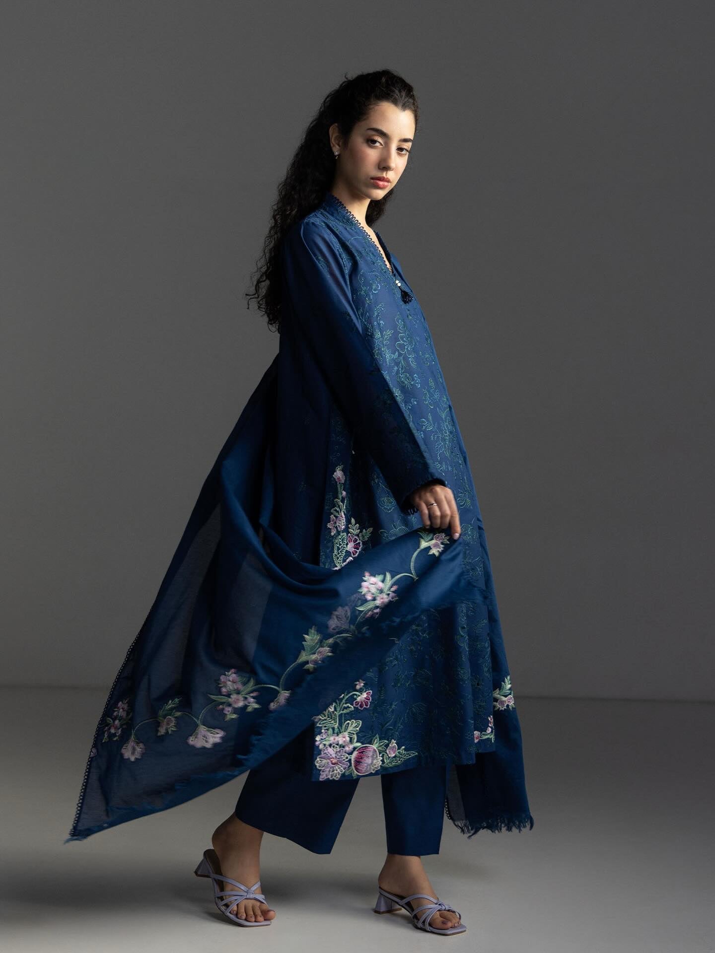 Zara Shahjahan | Coco Lawn 26 | Liora-8A - Luxury Dress - available at Maria Faisal in UK and USA.