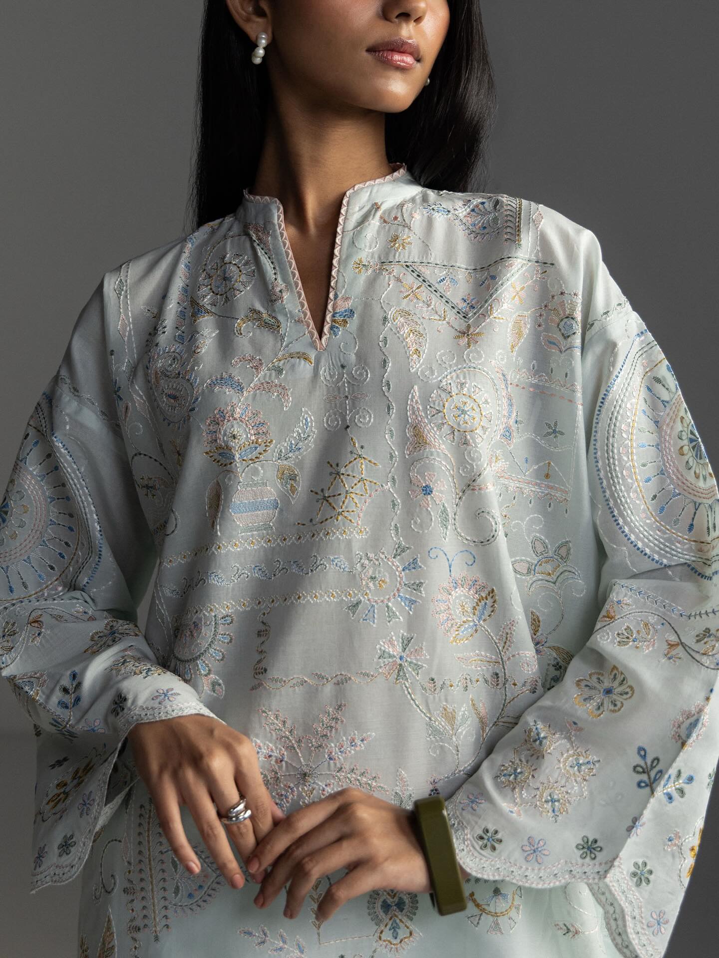 Zara Shahjahan | Coco Lawn 26 | Veya-7B - Luxury Dress - available at Maria Faisal in UK and USA.