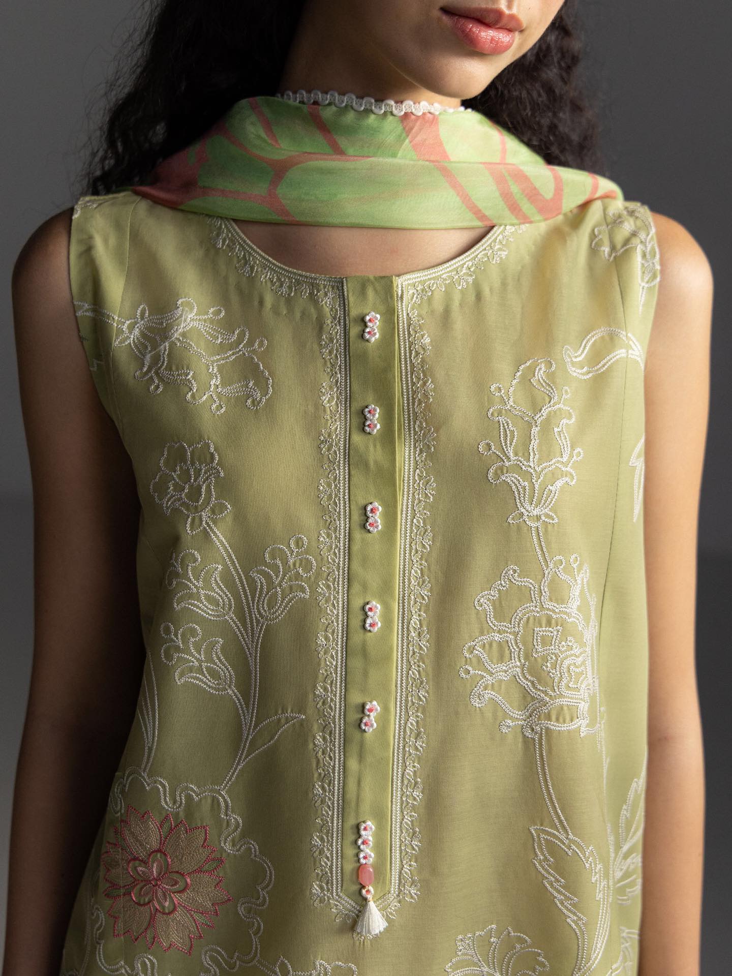 Zara Shahjahan | Coco Lawn 26 | Isla-4B - Luxury Dress - available at Maria Faisal in UK and USA.