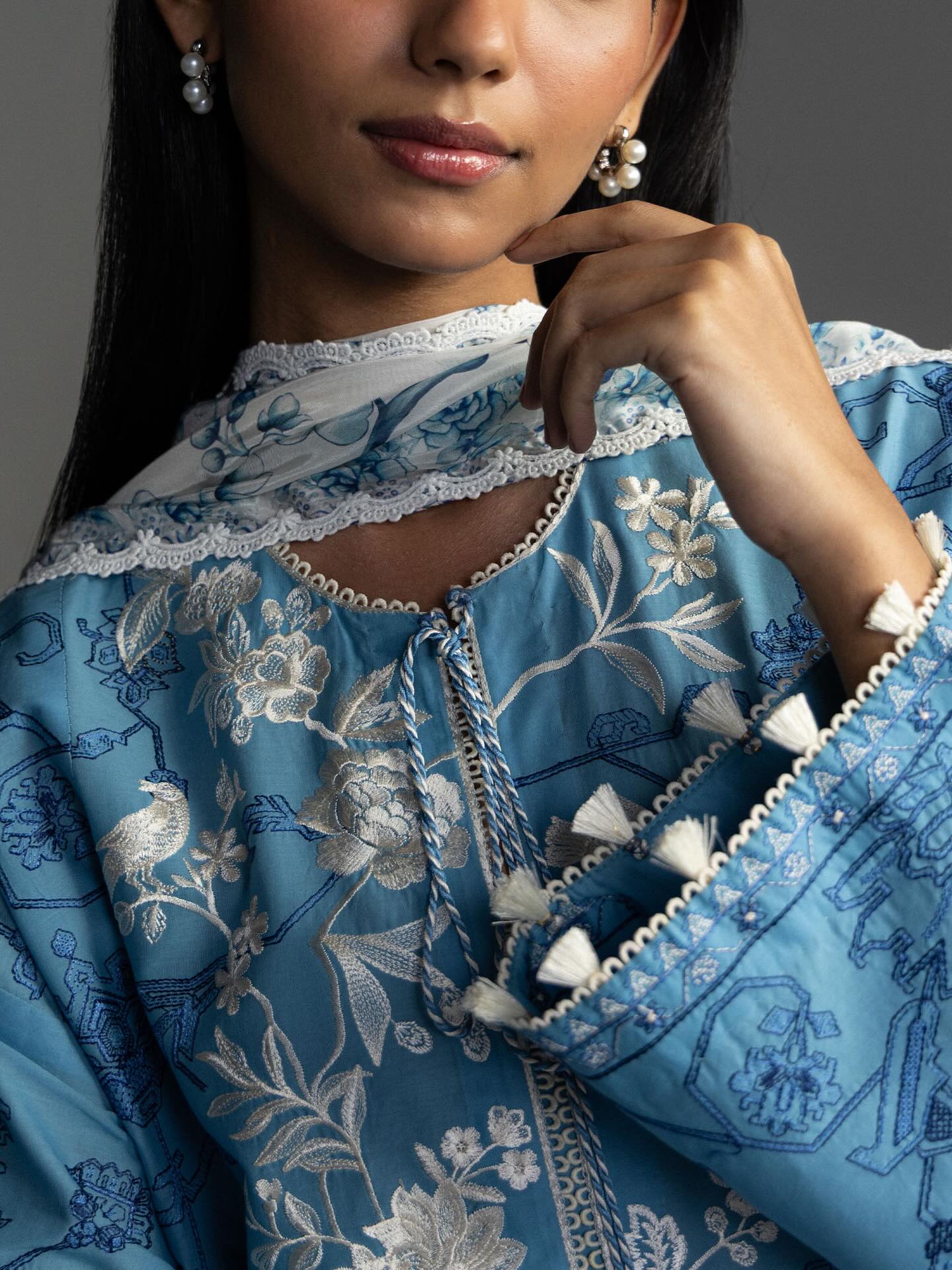 Zara Shahjahan | Coco Lawn 26 | Aviona-3A - Luxury Dress - available at Maria Faisal in UK and USA.