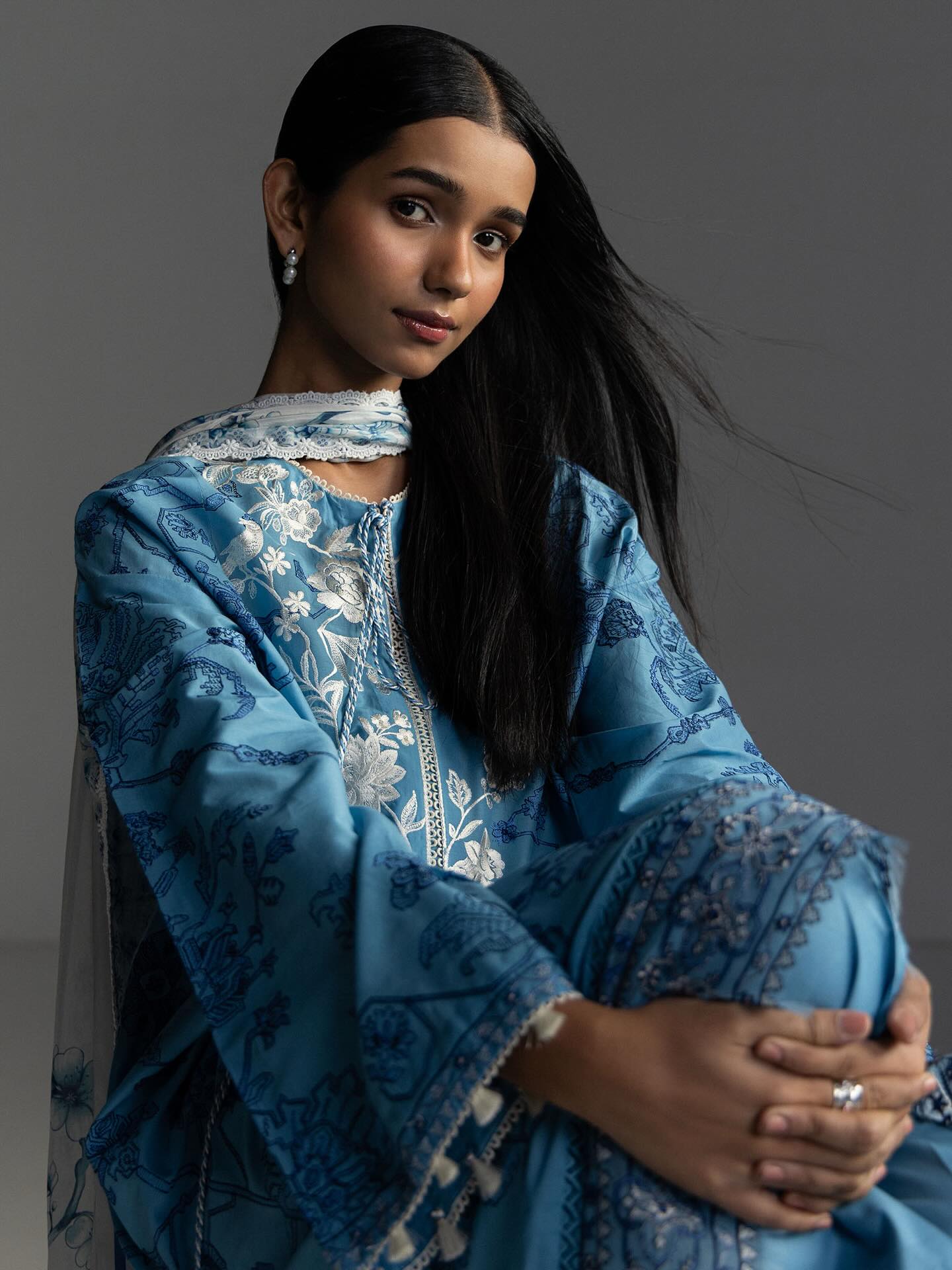Zara Shahjahan | Coco Lawn 26 | Aviona-3A - Luxury Dress - available at Maria Faisal in UK and USA.