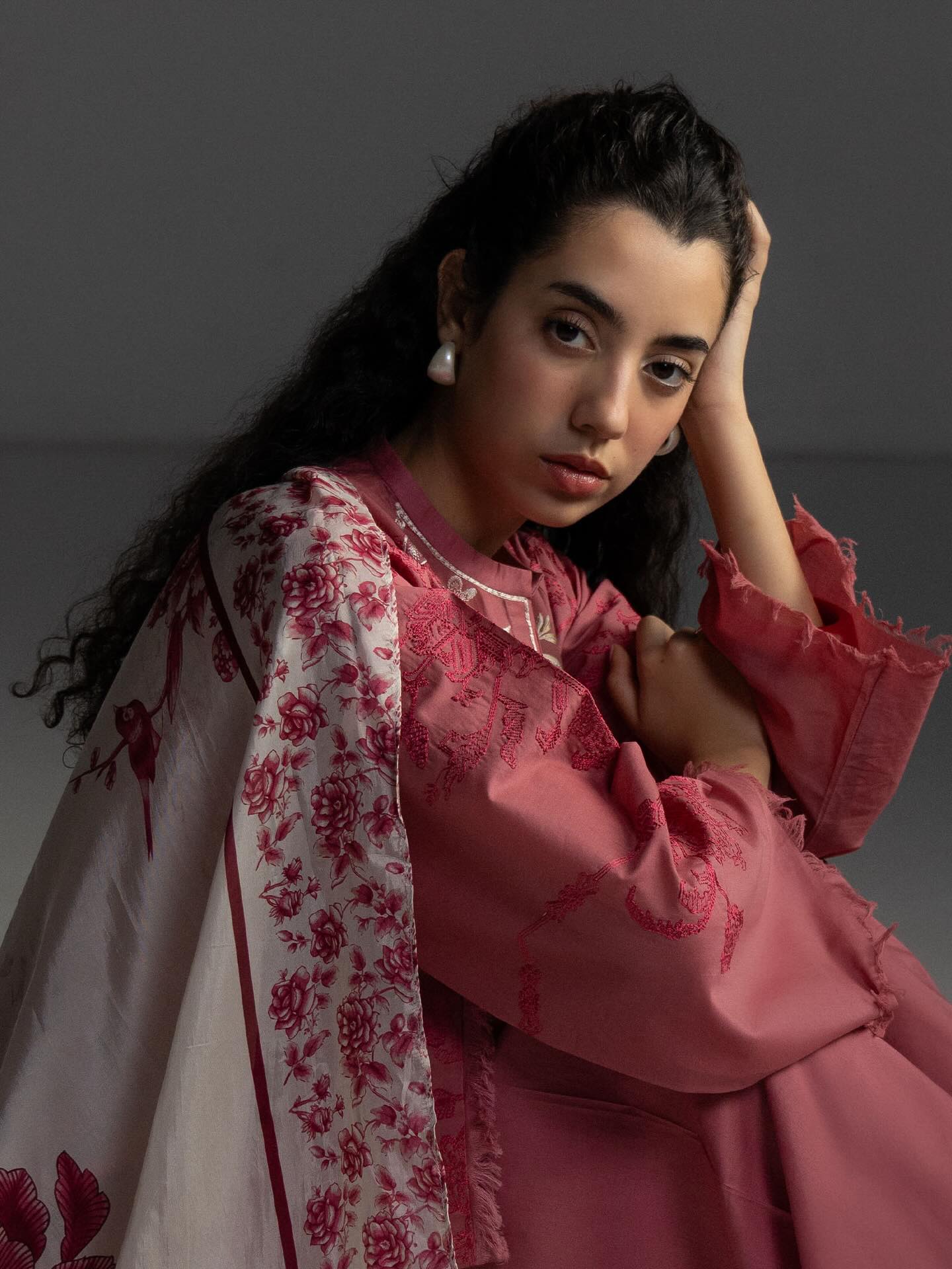 Zara Shahjahan | Coco Lawn 26 | Aviona-3B - Luxury Dress - available at Maria Faisal in UK and USA.