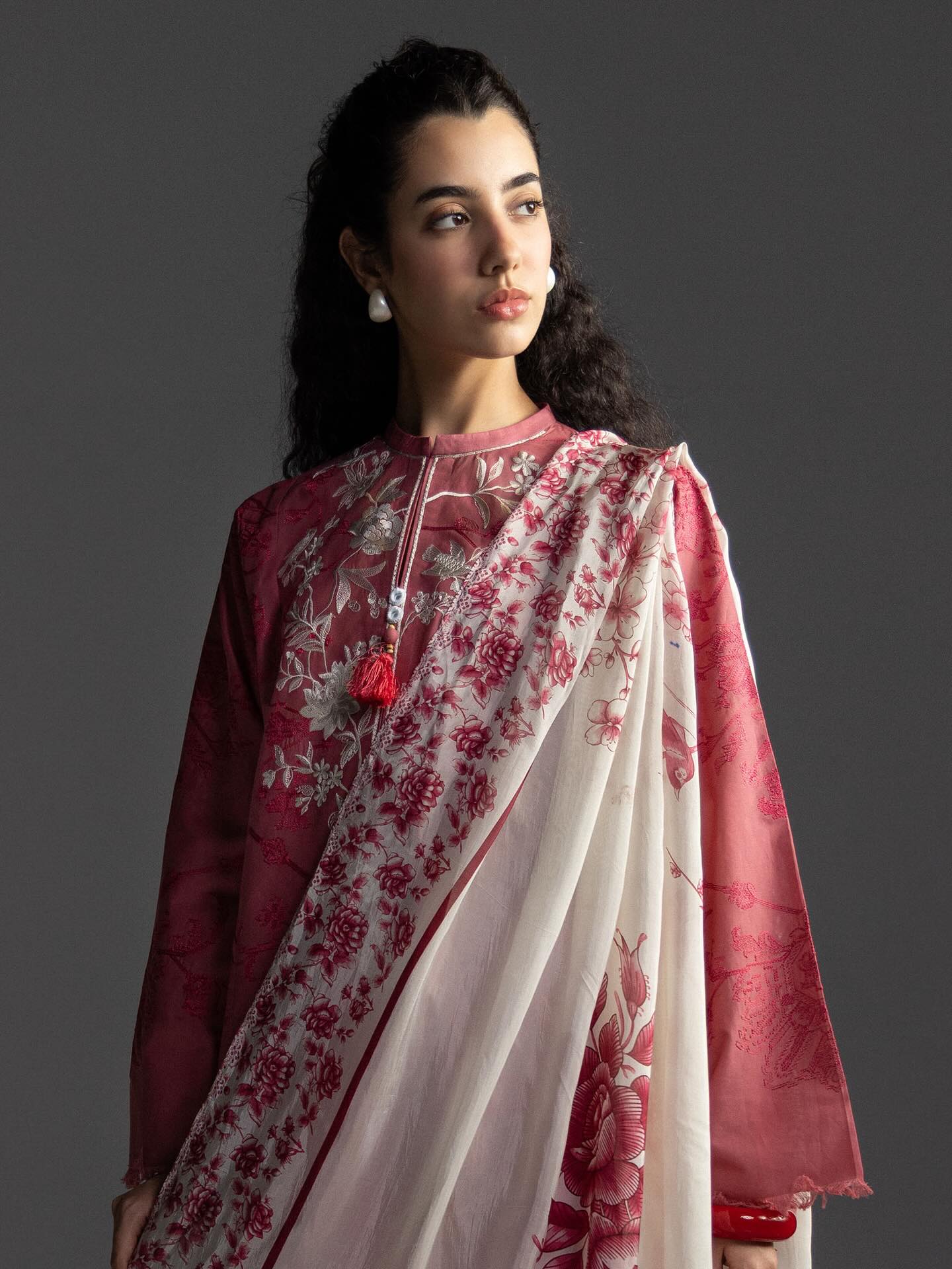 Zara Shahjahan | Coco Lawn 26 | Aviona-3B - Luxury Dress - available at Maria Faisal in UK and USA.