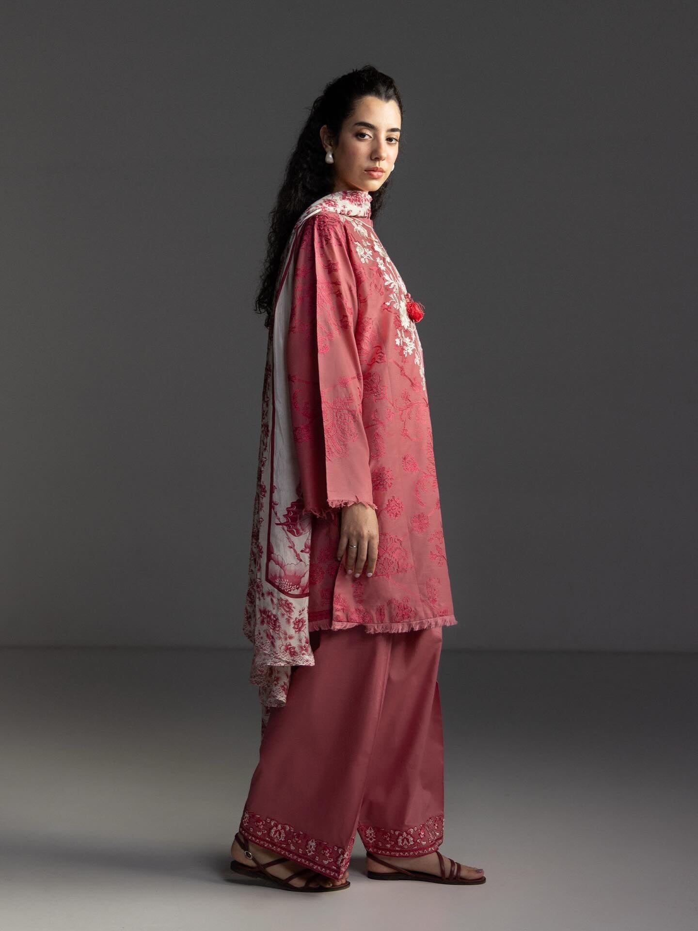 Zara Shahjahan | Coco Lawn 26 | Aviona-3B - Luxury Dress - available at Maria Faisal in UK and USA.