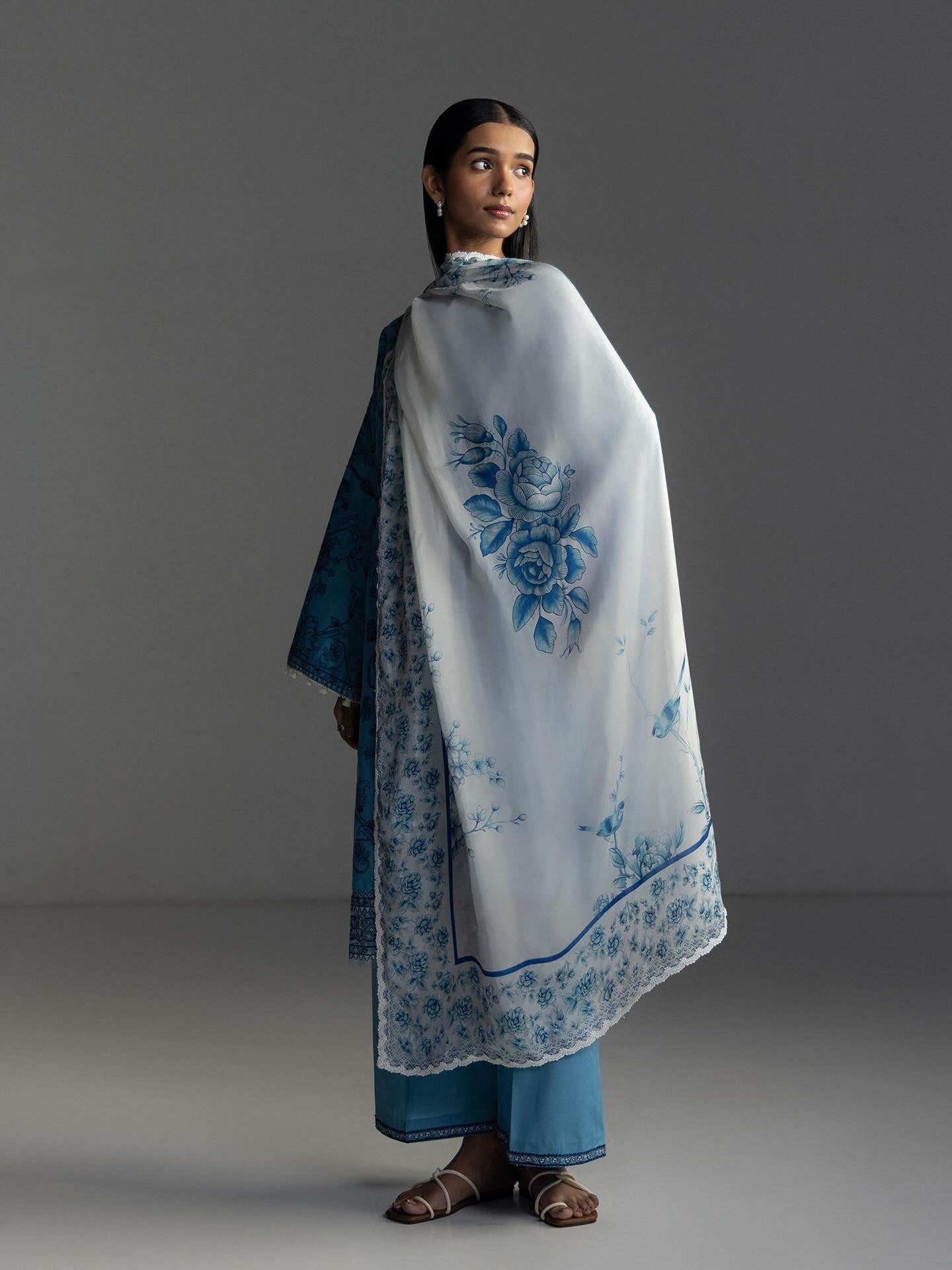 Zara Shahjahan | Coco Lawn 26 | Aviona-3A - Luxury Dress - available at Maria Faisal in UK and USA.