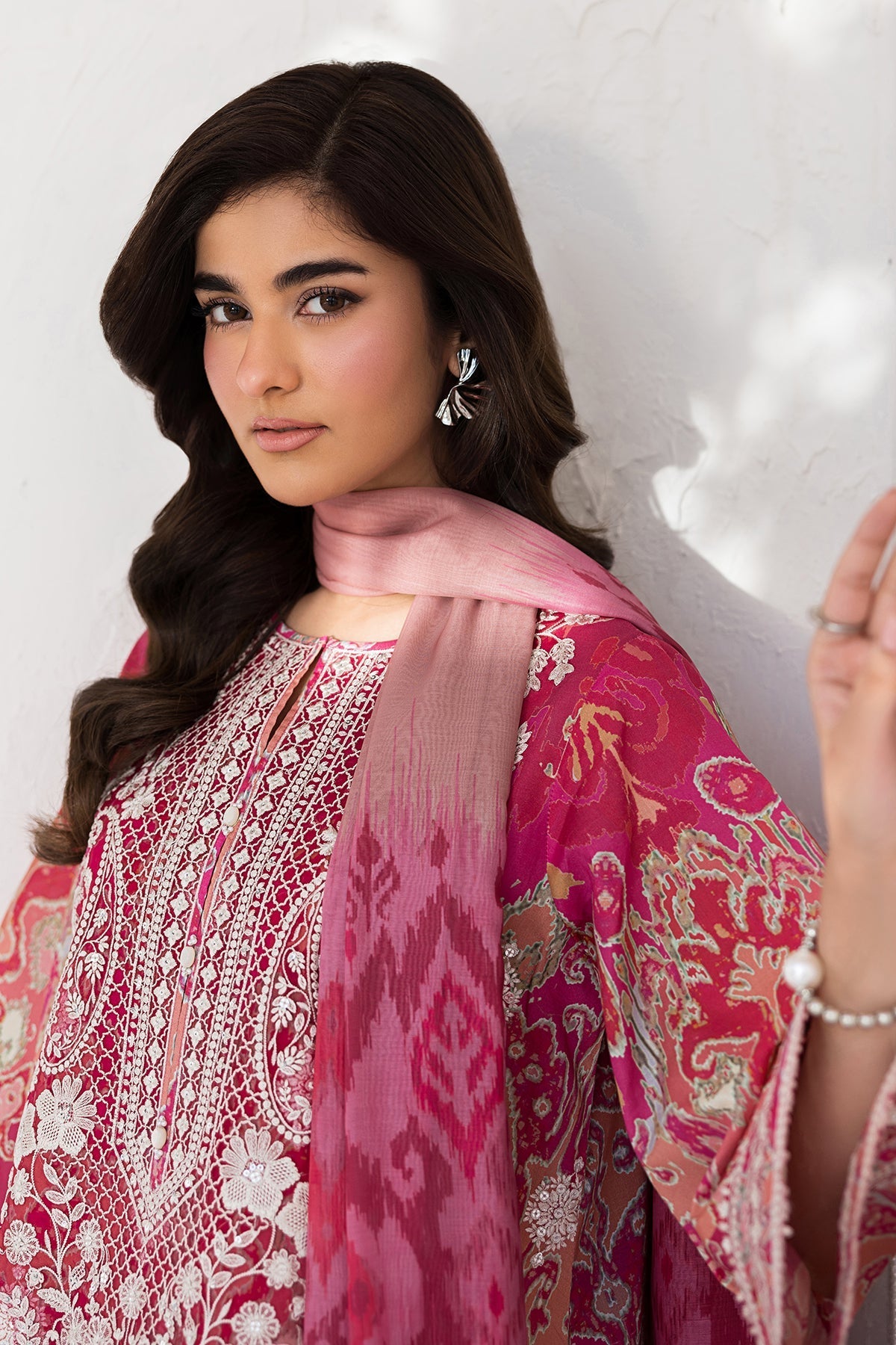 Baroque | Luxury Summer Pret | UF-4452 - Luxury Dress - available at Maria Faisal in UK and USA.