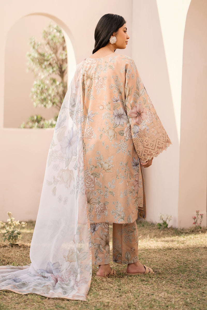 Baroque | Luxury Pret 24 | LAWN UF-597 - Designer Dress with Intricate embroidery and embellishments. Shop elegent wedding dress at Maria Faisal.