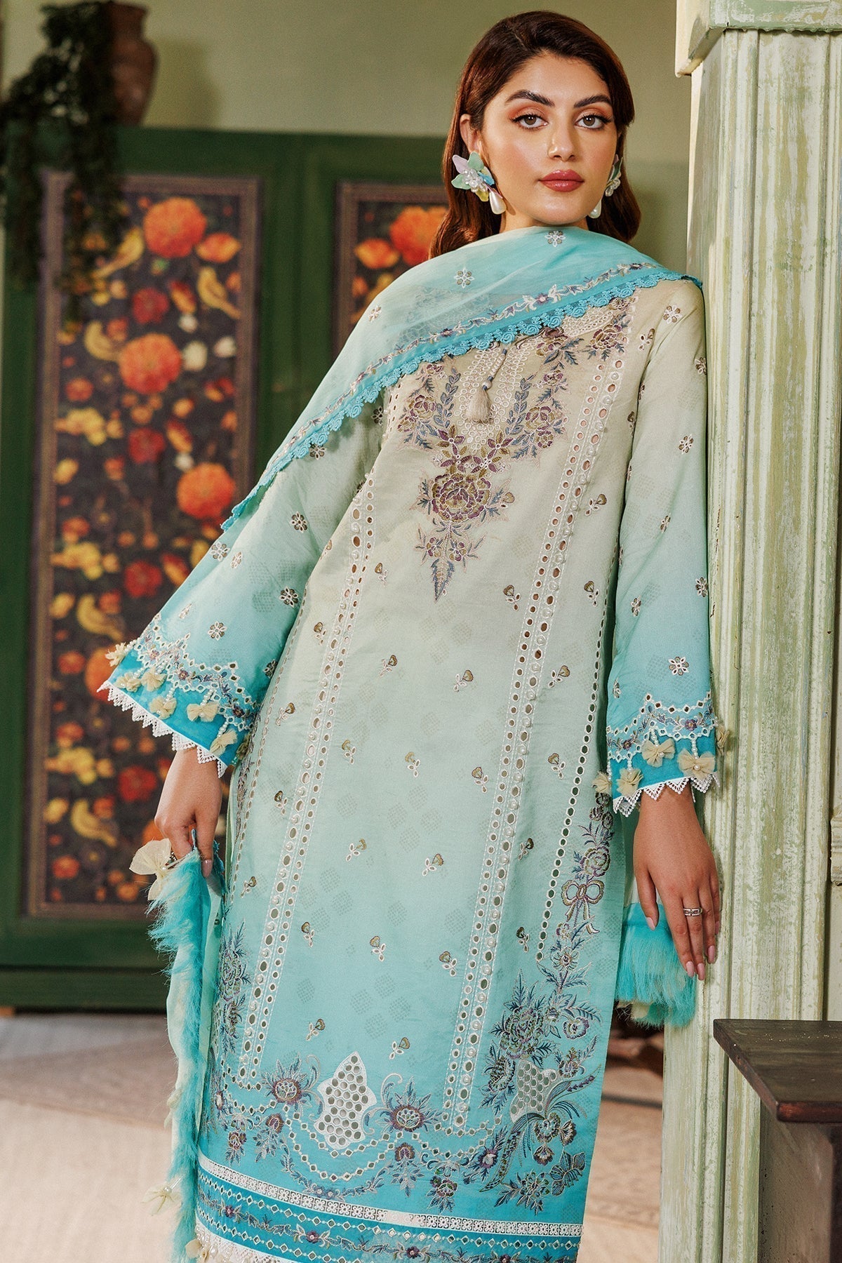 Alizeh | Maahi Vol 2 | AF-EPL-7016-ZARI - Designer Dress with Intricate embroidery and embellishments. Shop elegent wedding dress at Maria Faisal.