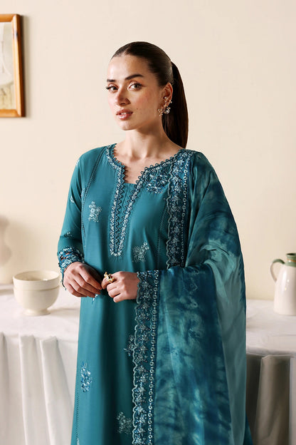 Azure | Luxury Lawn 26 | Sea Breeze - Dress - available at Maria Faisal in UK and USA.