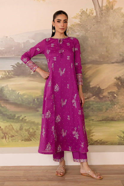 Batik | Nyra Embroidered Summer Solids | Mehlam by Maria Faisal - Registered Vendor of : Batik - type : Ladies Clothes - 100% original wedding dresses