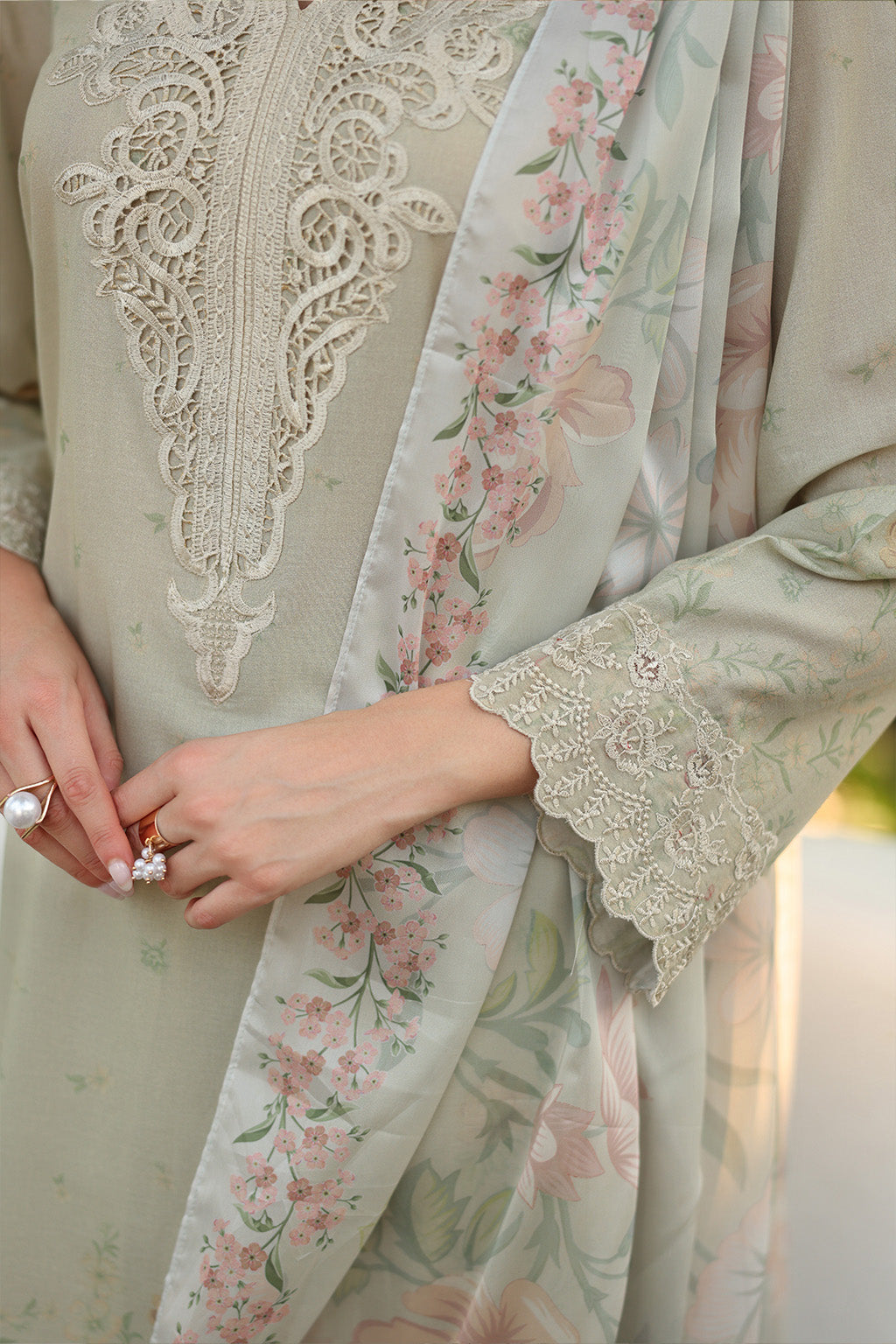 Iznik | lawn 26 | UE-490 - Dress - available at Maria Faisal in UK and USA.