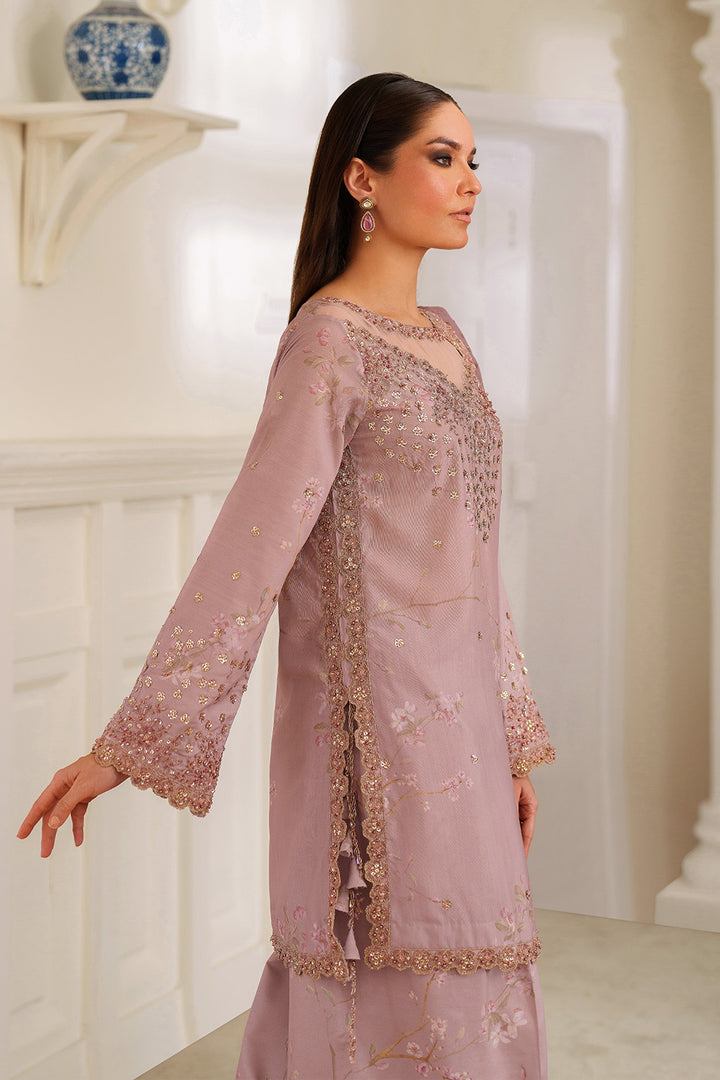 Iznik | Printed Formals | UE-540 - Formal Dress - available at Maria Faisal in UK and USA.