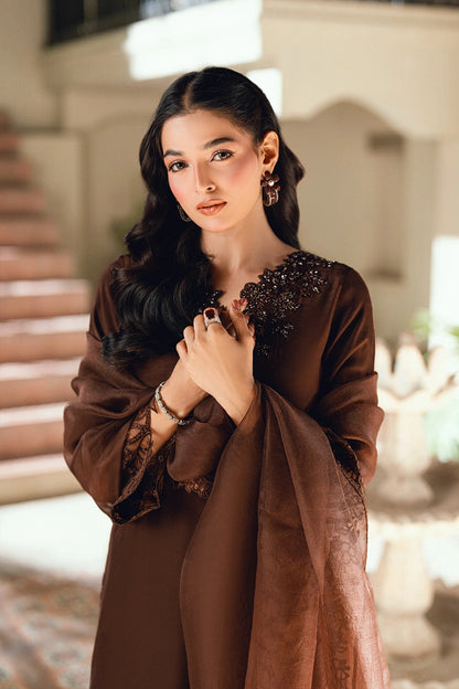 Azure | Vogue Formals | Cocoa Glaze - Formal Dress - available at Maria Faisal in UK and USA.