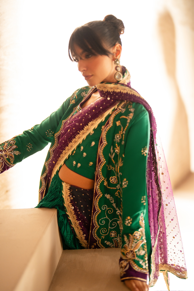 Sana Abbas | Zalea Formals | RYSA - Formal Dress - available at Maria Faisal in UK and USA.