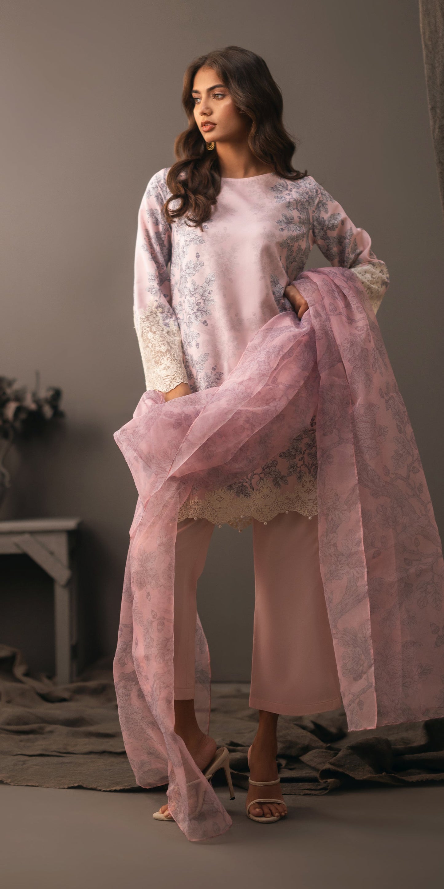 Erum Khan | Beyond Basic | GLOWING BEAT - Designer Dress with Intricate embroidery and embellishments. Shop elegent wedding dress at Maria Faisal.