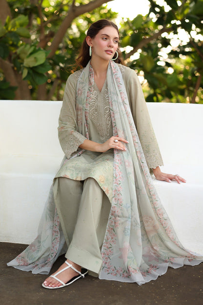 Iznik | lawn 26 | UE-490 - Dress - available at Maria Faisal in UK and USA.