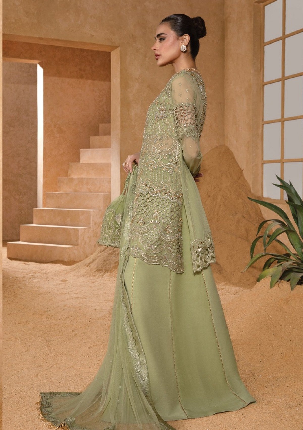 Rangrasiya | Chatoyer Wedding Formals 24 | D#10 - Mehr - Designer Dress with Intricate embroidery and embellishments. Shop elegent wedding dress at Maria Faisal.