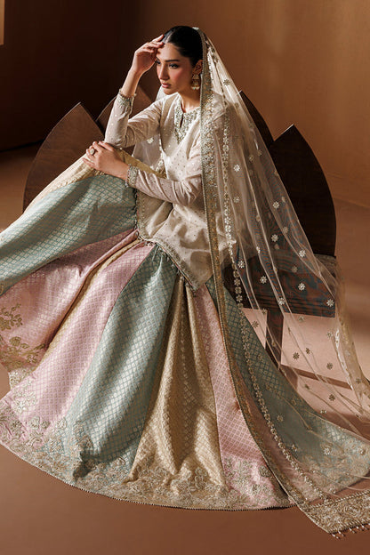 Baroque | Formals Collection | EMBROIDERED ZARRI CHIFFON UF-4435 - Formal Dress - available at Maria Faisal in UK and USA.