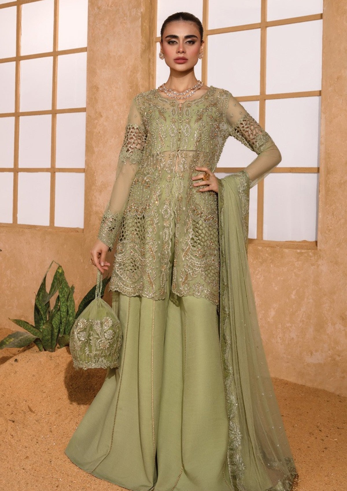 Rangrasiya | Chatoyer Wedding Formals 24 | D#10 - Mehr - Designer Dress with Intricate embroidery and embellishments. Shop elegent wedding dress at Maria Faisal.