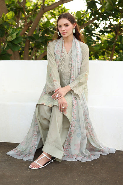 Iznik | lawn 26 | UE-490 - Dress - available at Maria Faisal in UK and USA.