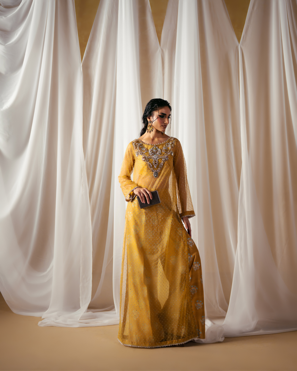 Vasal | Zyra Luxe Pret 26 | Golden Dusk - Ladies Clothes - Maria Faisal