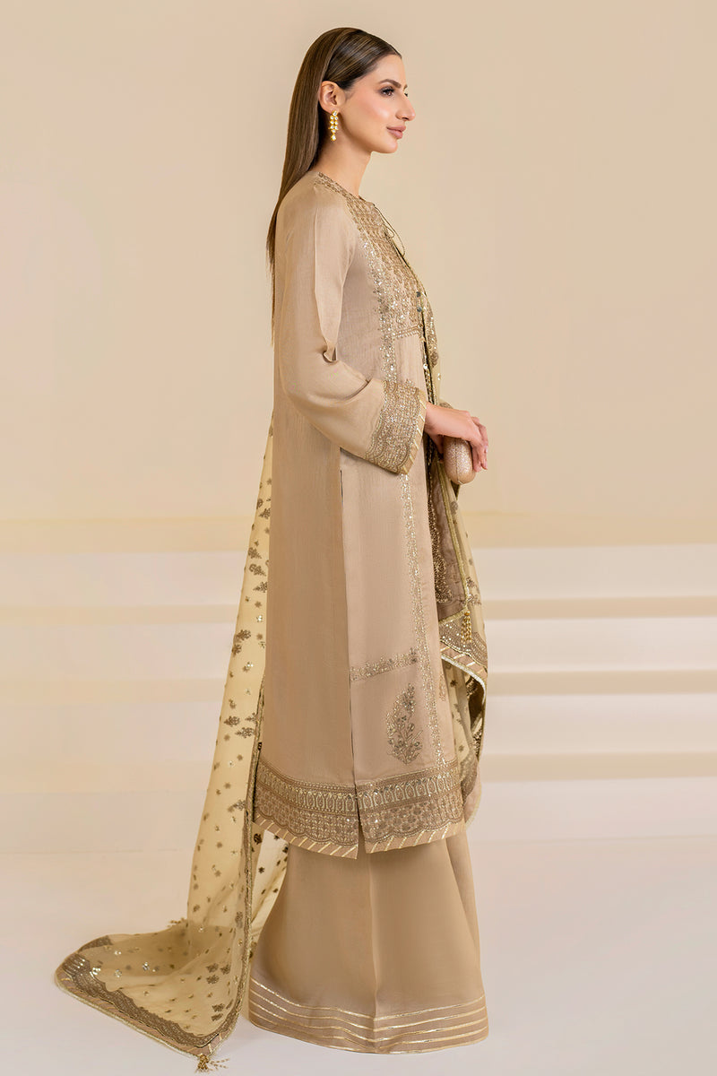 Jazmin | Formals Collection | Raw Silk UR-7024 - Ladies Clothes - Maria Faisal