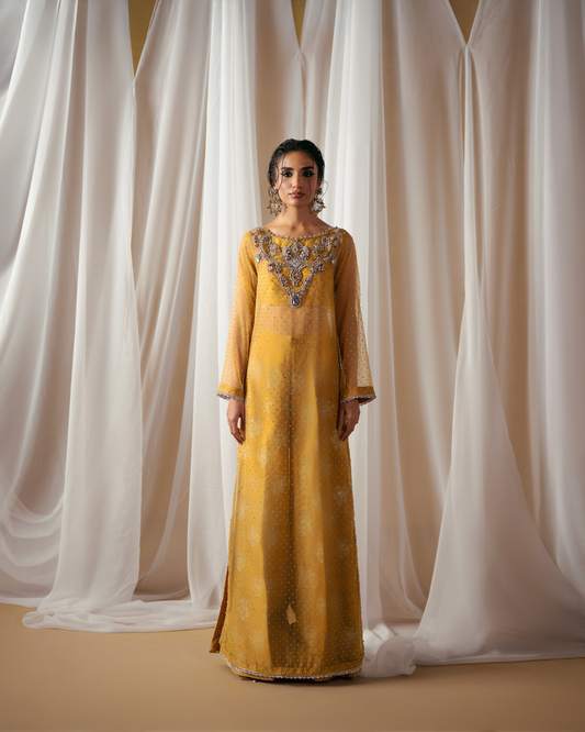 Vasal | Zyra Luxe Pret 26 | Golden Dusk - Ladies Clothes - Maria Faisal