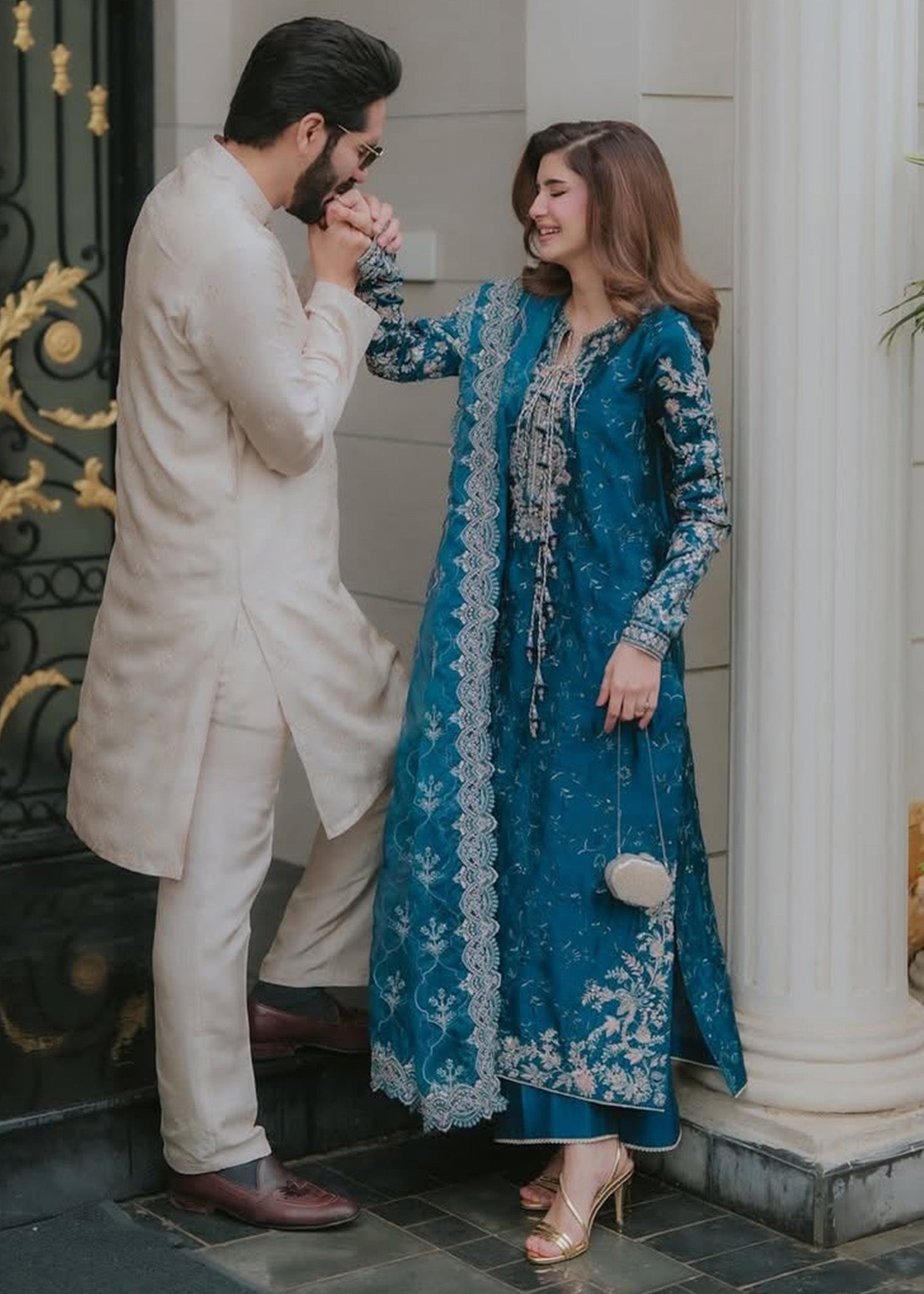 Kanwal Malik | Rea Luxury Pret 26 | Fiya - Luxury Dress - available at Maria Faisal in UK and USA.