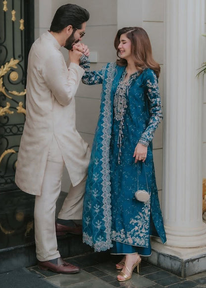 Kanwal Malik | Rea Luxury Pret 26 | Fiya - Luxury Dress - available at Maria Faisal in UK and USA.